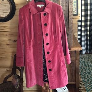 Boden velveteen lined coat